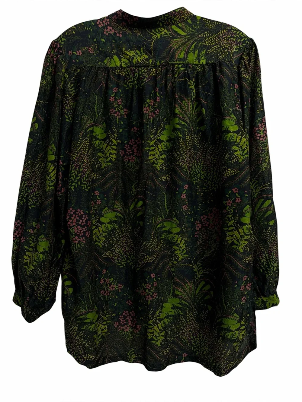 Trovata Birds of paradis Bailey Blouse Floral-Print V-Neck - Picture 6 of 7